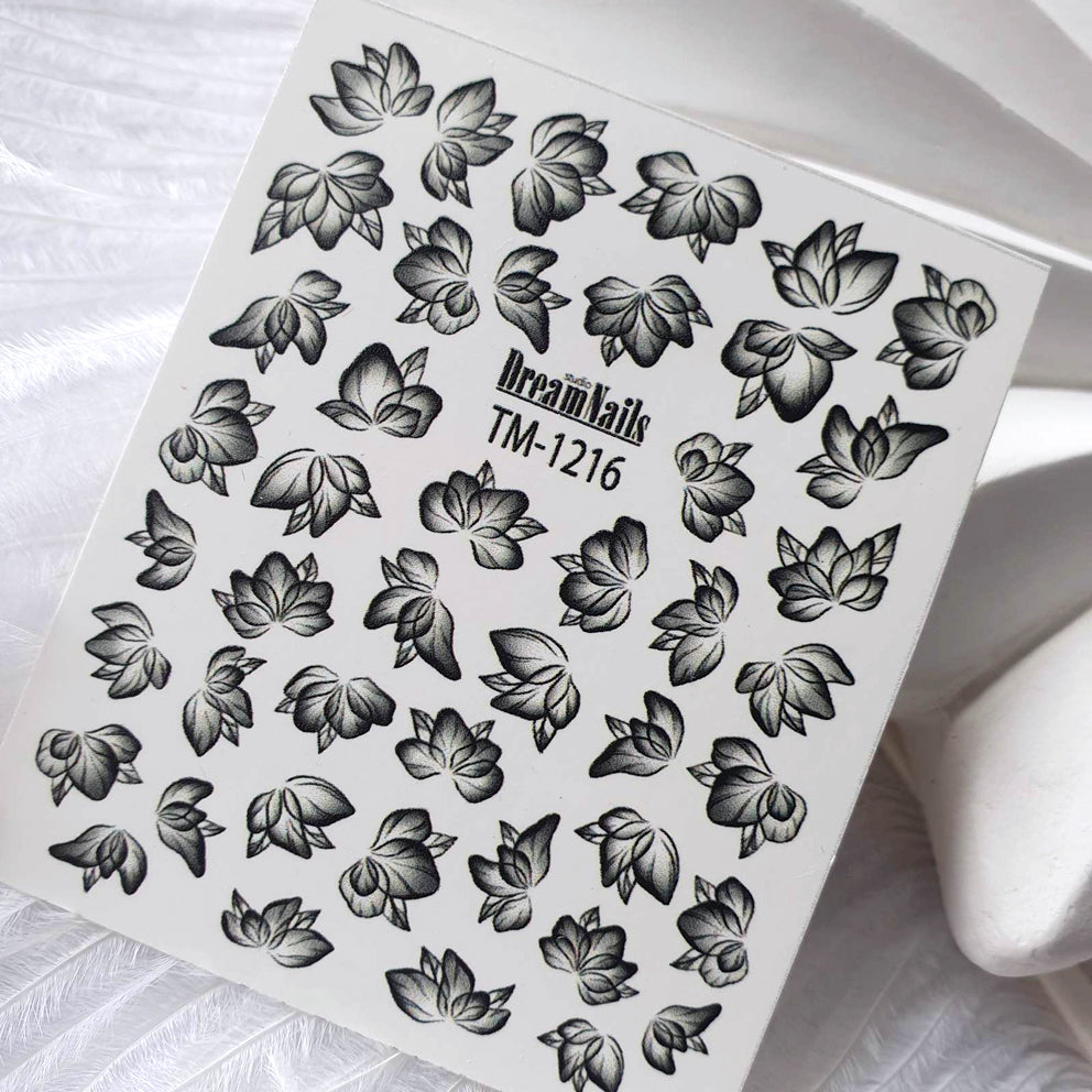 Water nail decals 2d color TM-1216