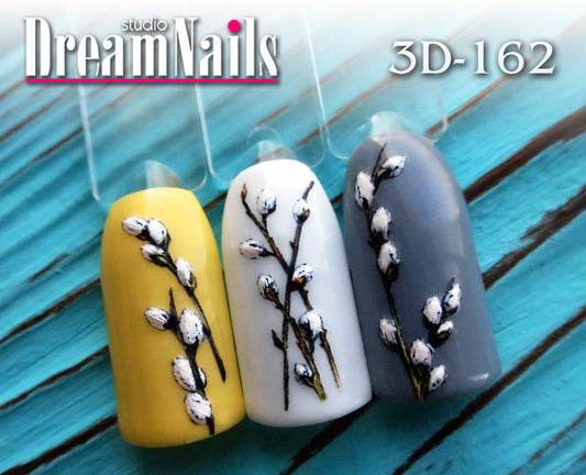 Water nail decals 3d slider 3D-162