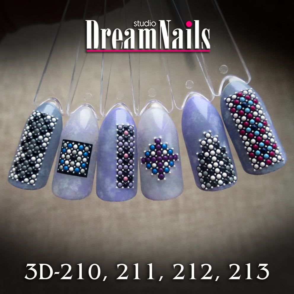 Water nail decals 3d slider 3D-210