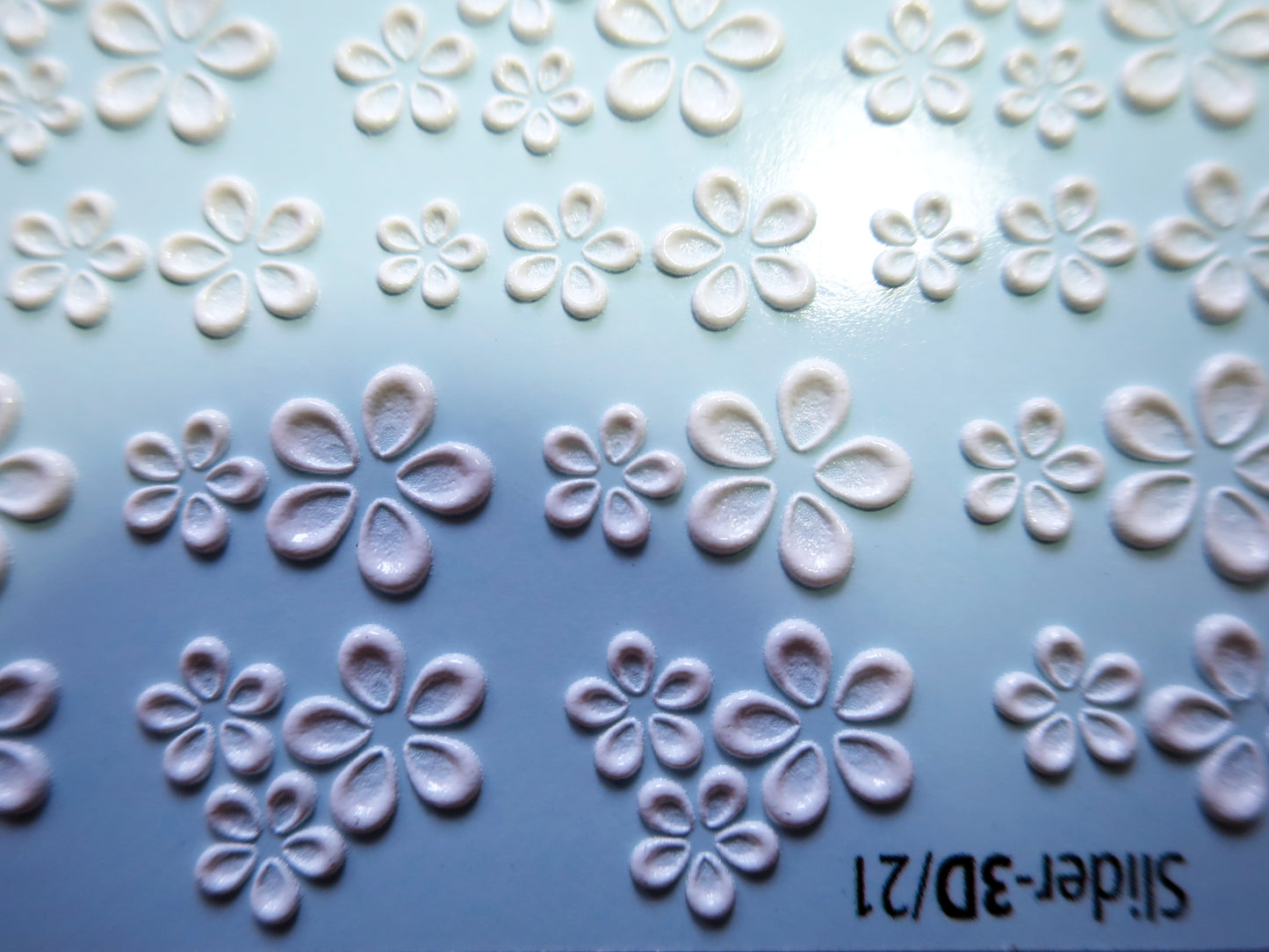 Water nail decals 3d slider 3D-21