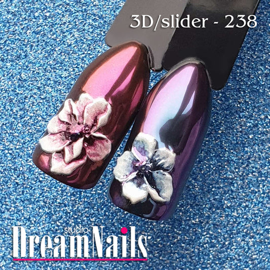 Water nail decals 3d slider 3D-238