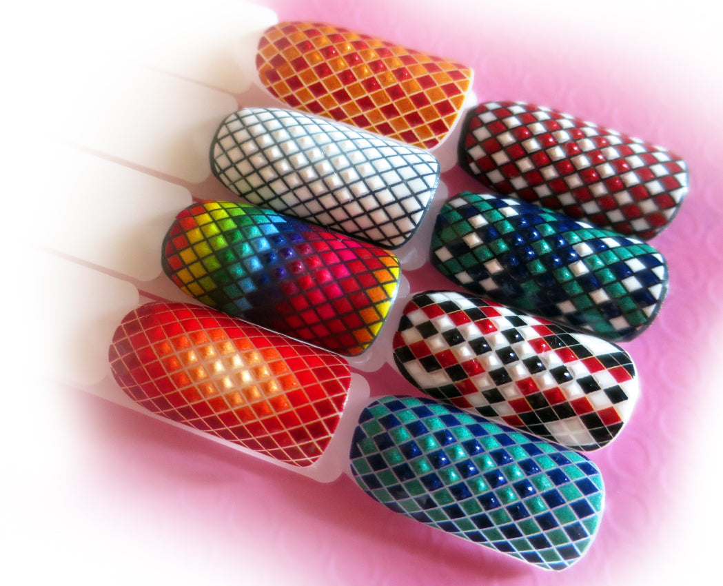 Water nail decals 3d slider 3D-74