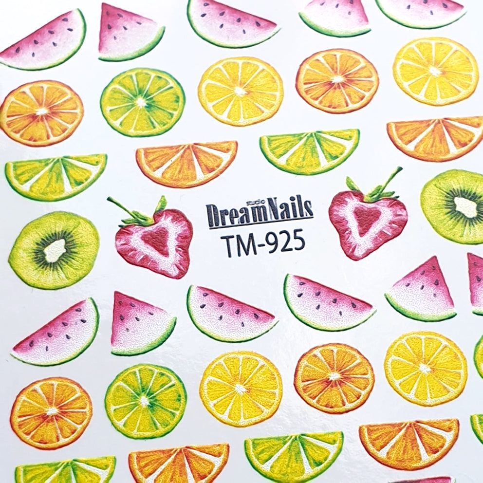 Water nail decals 2d color TM-925